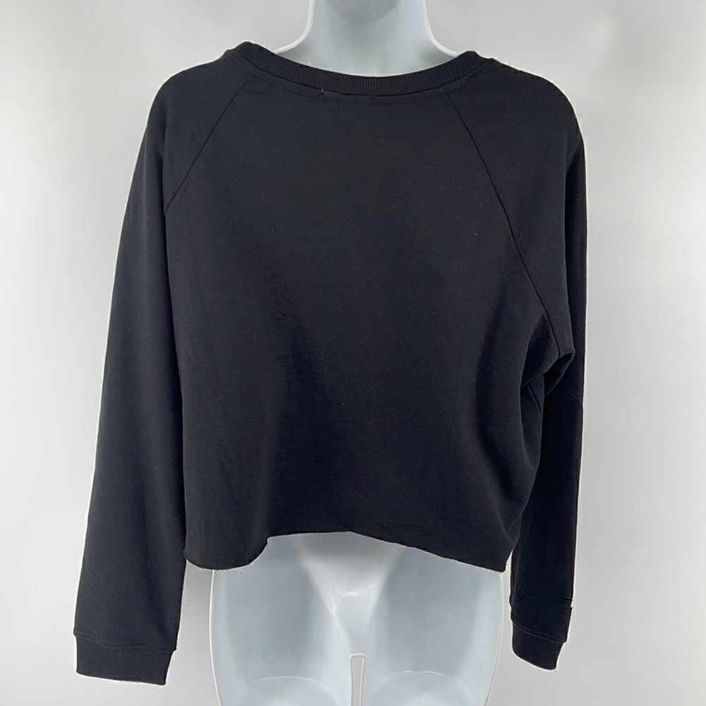 Derek heart distressed slashed cropped Los Angeles sweatshirt vintage car NEW 1X - Picture 2 of 11